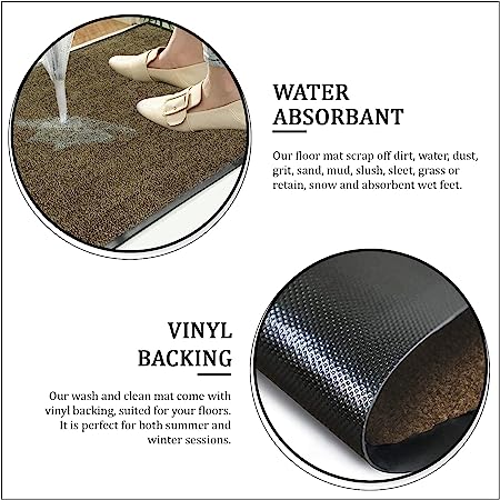 WC Bath Mat  - Brown